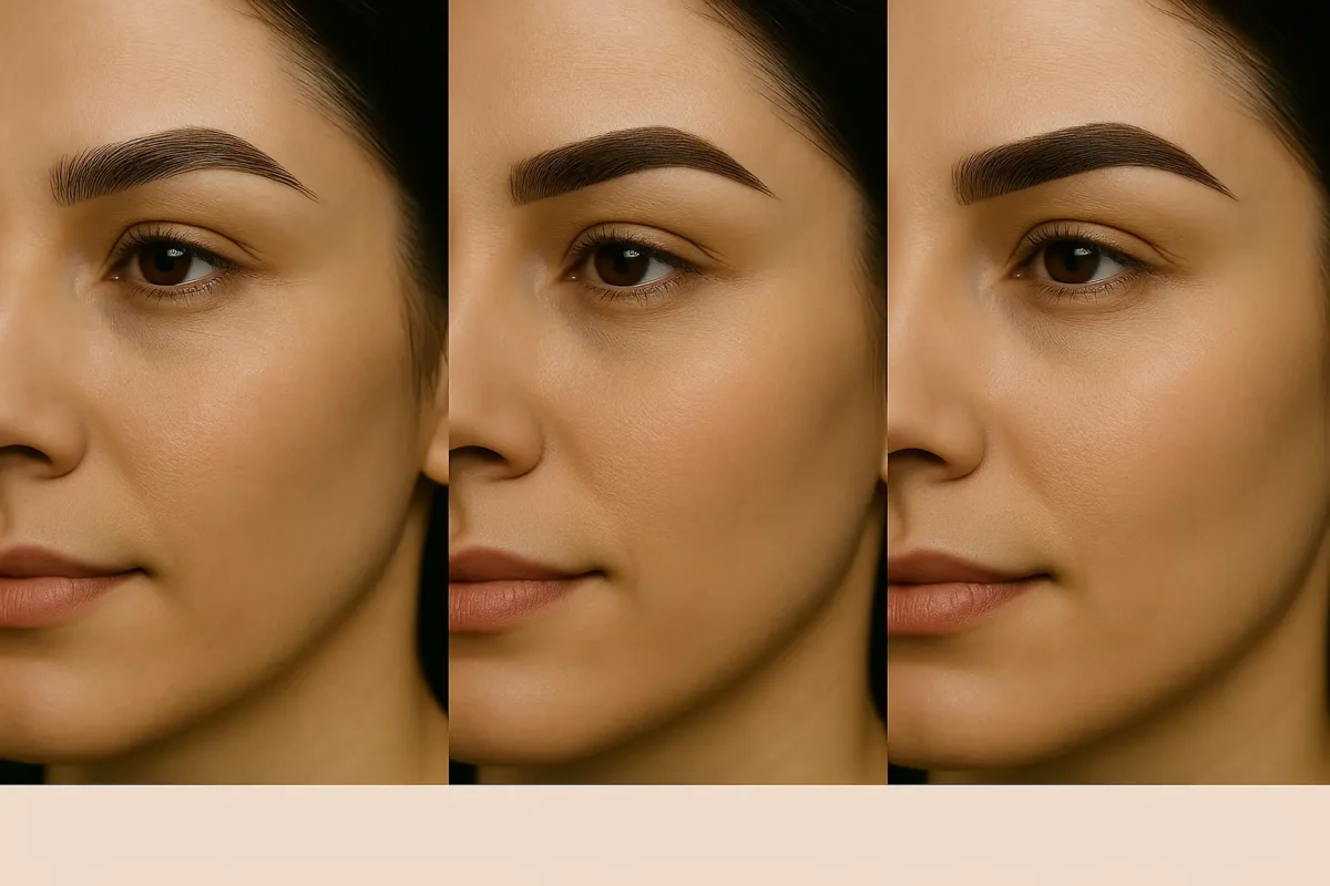 Comparativa de técnicas de cejas tatuadas: microblading, sombreado y técnica combinada